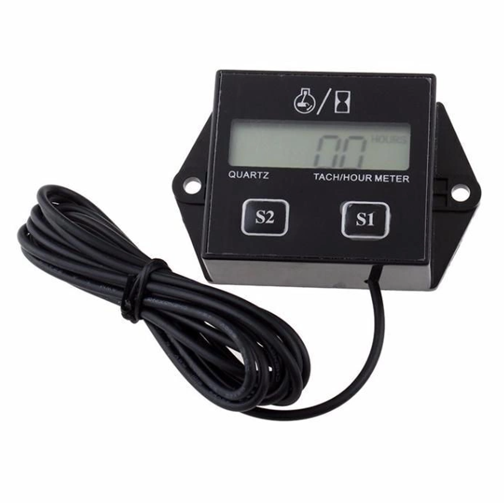 Тахометр GL с счётчиком м/ч универсальный, цифровой
