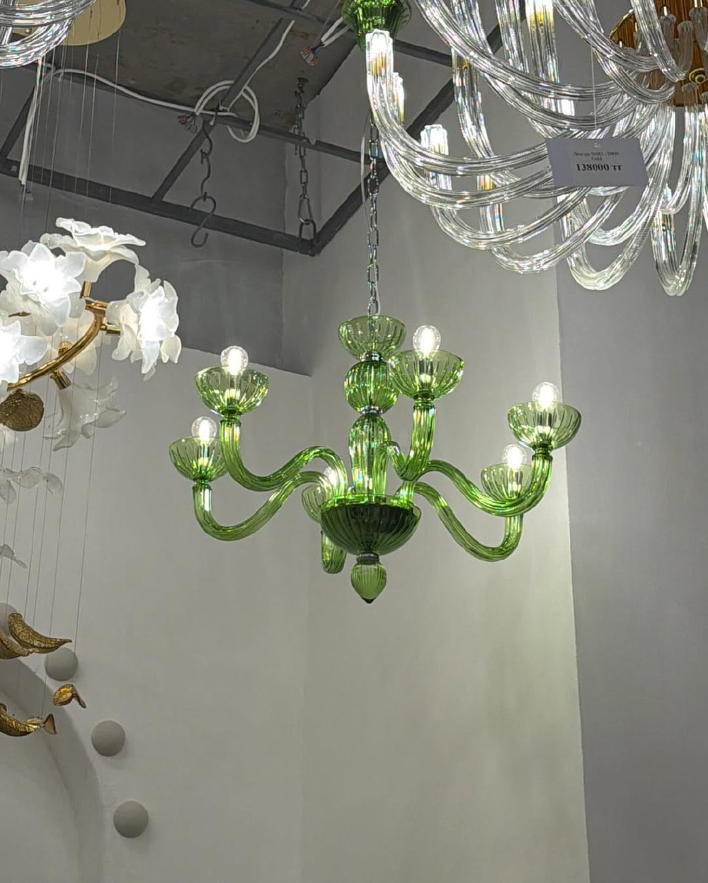 Винтажная люстра ручной работы 🤍