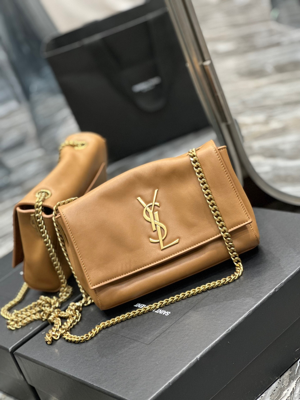 Saint Laurent Kate Small Reversible Chain Bag 22 cm