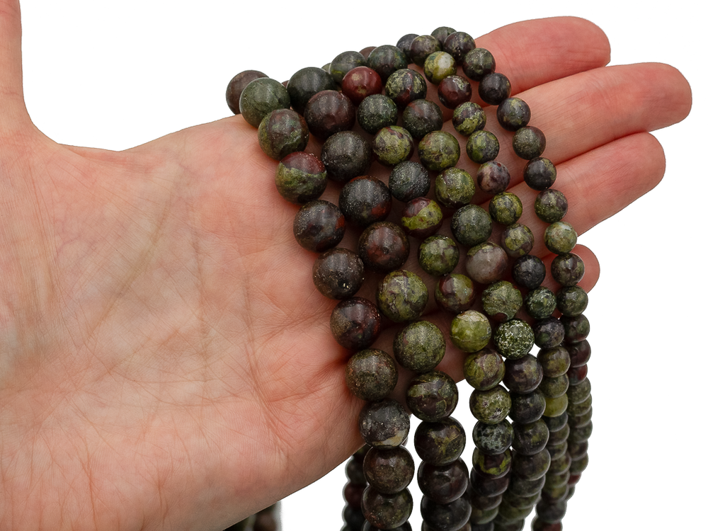 Нить бусин из яшмы 10,5мм