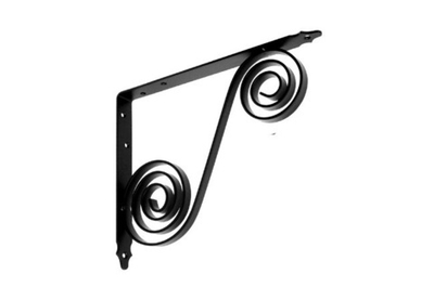 Кронштейн фигурный мод.6  250х200, черный (Тонар-Домарт)