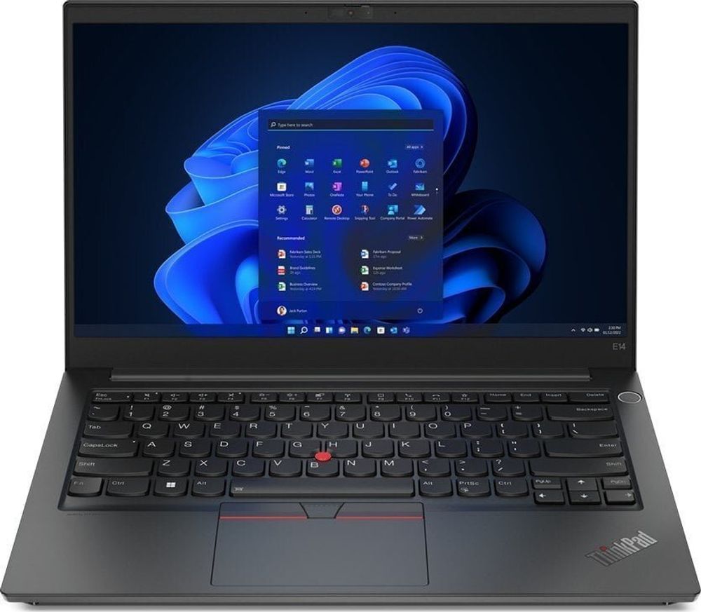 Lenovo ThinkPad E14 Gen 4 (21E300F7PB) 14&quot; FHD IPS 300N/i5-1235U/8GB/SSD512GB/Intel Iris Xe/Fingerprint/Backlit/Win11Pro/Black