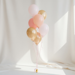 Фонтан шаров "Розовый песок"