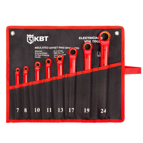 Набор диэлектрических накидных ключей НИИ-25 серия ЭКСПЕРТ КВТ