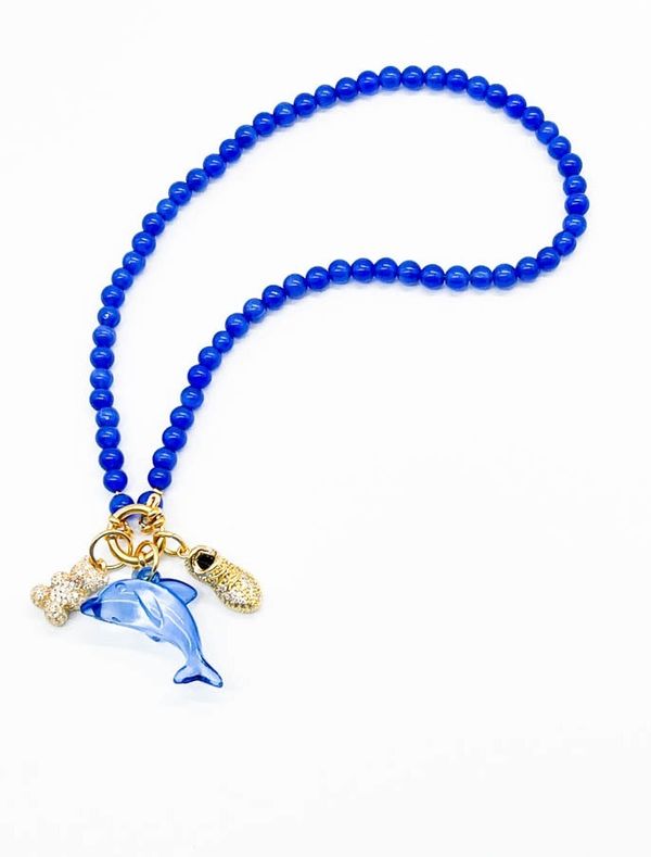 Чокер из камня Cat Eye 6 мм