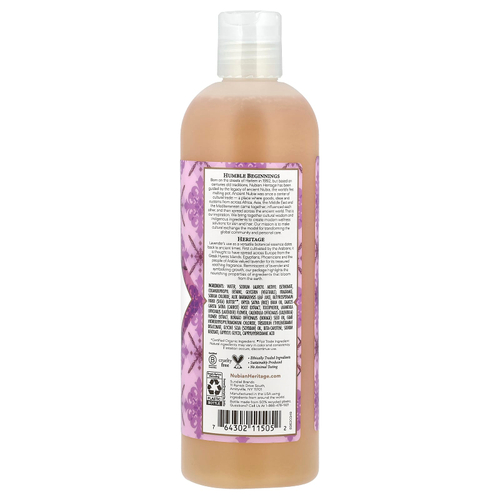 Nubian Heritage, Гель для душа, лаванда и дикие цветы, 13 жидких унций (384 мл)