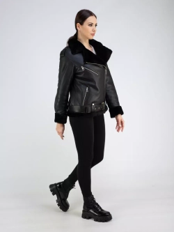 Дубленка авиатор натуральная зимняя