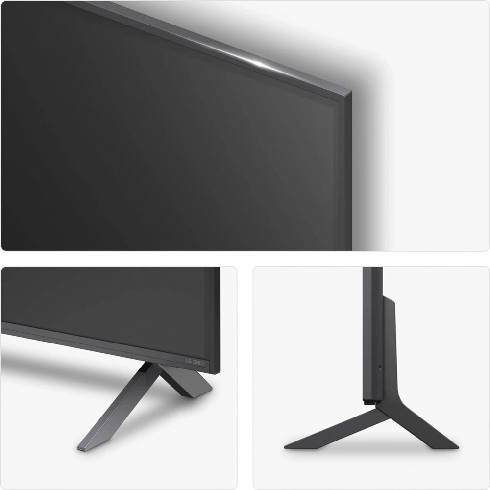 Телевизор LG 55QNED80A6A.ARUG 55" Ultra HD QNED Charcoal Black 2025