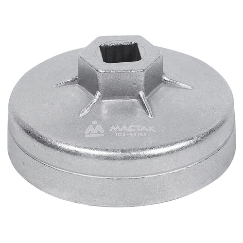 МАСТАК (103-44155) Съемник масляных фильтров, 75 мм, 15 граней, торцевой