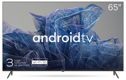 Телевизор LED Kivi 65" 65U740NB черный 4K Ultra HD 60Hz DVB-T DVB-T2 DVB-C WiFi Smart TV