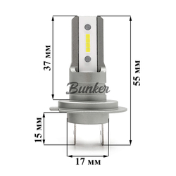 Светодиодные автомобильные LED лампы TaKiMi Comfy H7 6000K 12V