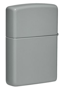 Зажигалка Zippo Classic с покрытием Flat Grey серая глянцевая (49452ZL)