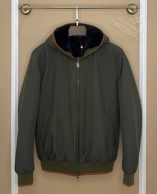 Бомбер с мехом Loro Piana