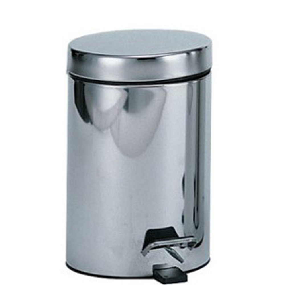 Ведро для мусора с педалью 12 л. нерж. сталь NOFER 09100.12.S матовый