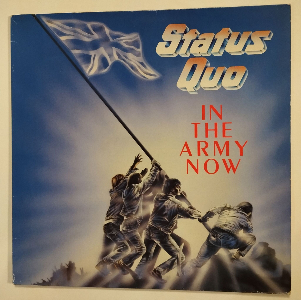 Винтажная виниловая пластинка LP Status Quo In The Army Now (Holland 1986)