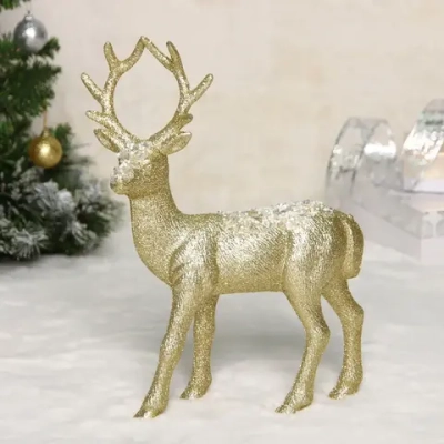 Фигурка новогодняя MAGIC «Лесной олень» 32*22*6 см, Золото