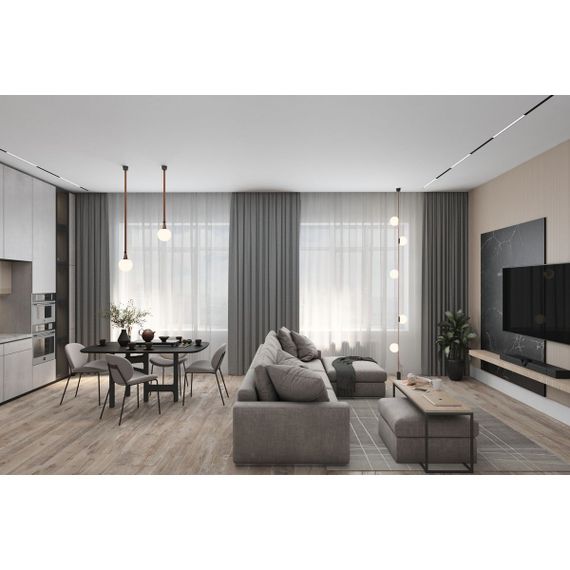 Трековый светодиодный светильник Denkirs Smart Linear DK8005-BK