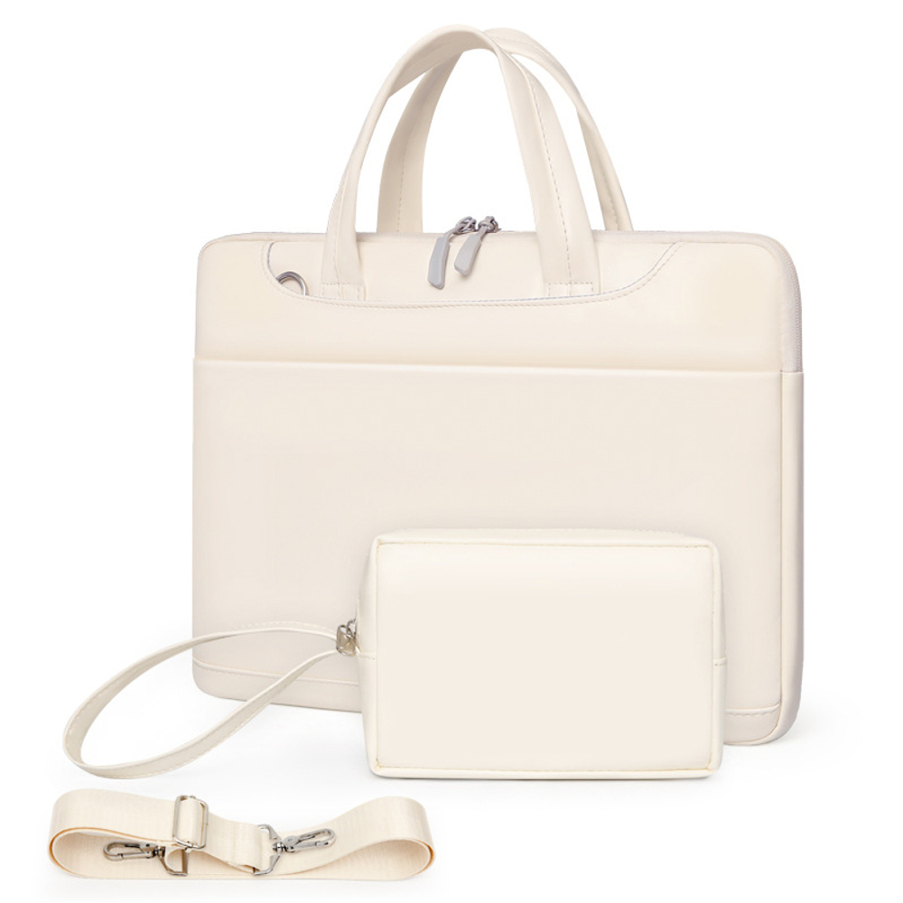 TAIKESEN PU Crossbody Handbag Regular Unisex Cream White/Sky Blue/Elegant Gray/Lady Pink