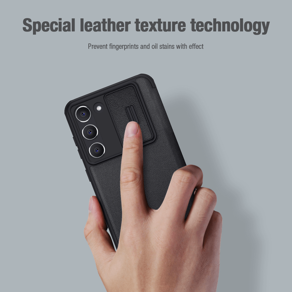 Чехол-книжка Nillkin Leather Qin Pro Plain для Samsung Galaxy S23+