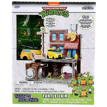 Набор фигурок Jada Nano Черепашки-ниндзя Nanoscene 4шт 34679