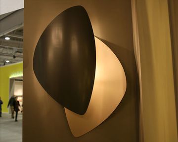 Wall lamp double galet giant