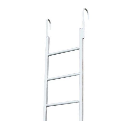 Лестница навесная алюминиевая с крюками MEGAL ЛНАак - 4,1 (450)