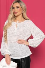 Блуза "Шарм" (молочная) Б8568 LT Collection