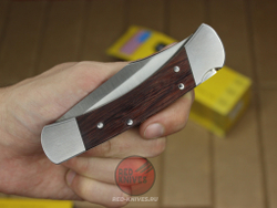 Нож BUCK Folding Hunter 110 - рукоять дерево 0110BRS