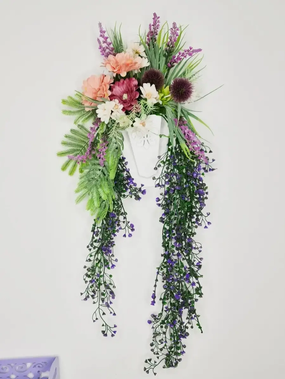 Искусственные цветы для декора в кашпо