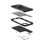 Арамидный чехол MagSafe Spigen Enzo Aramid (Mag Fit) для iPhone 15 Pro Max Гибридный чехол из арамидного волокна Aerocore с повышенным уровнем защиты при падении