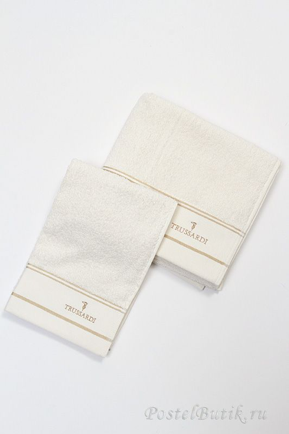 Набор полотенец 2 шт Trussardi Luxor белый