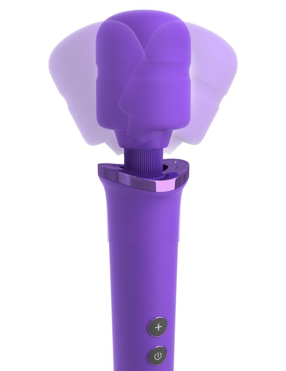 Фиолетовый вибромассажер Rechargeable Power Wand (Цвет: фиолетовый)
