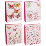 Пакет подарочный «Бабочки» 26*32*10 см