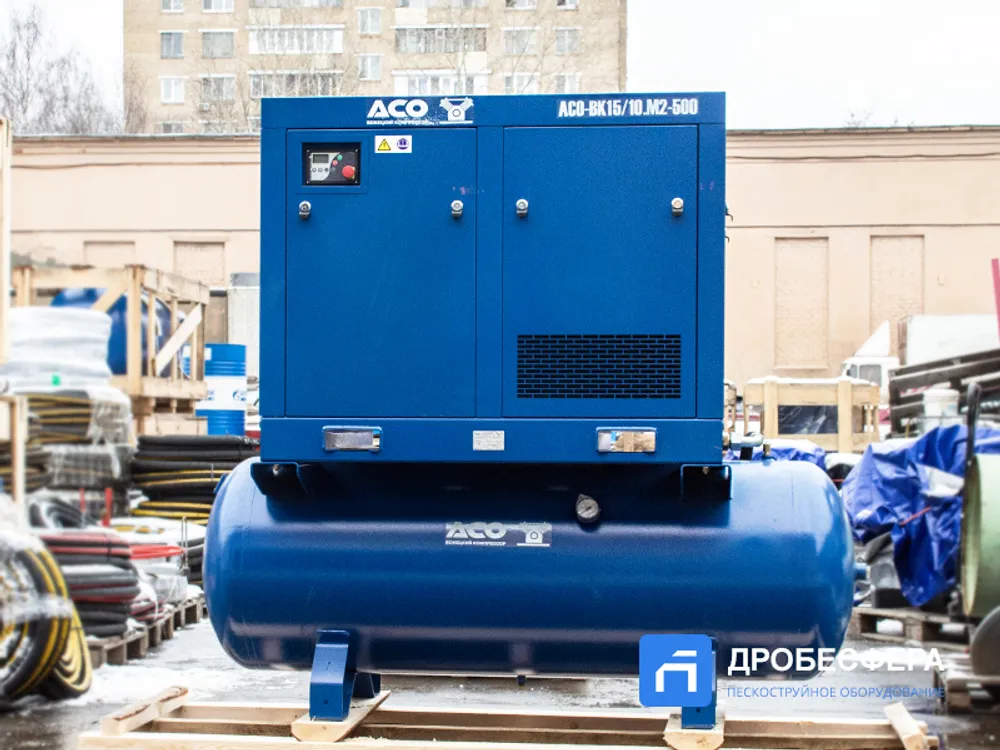 Винтовой компрессор АСО-ВК 15/10М2-500 BAOSI YNT55A
