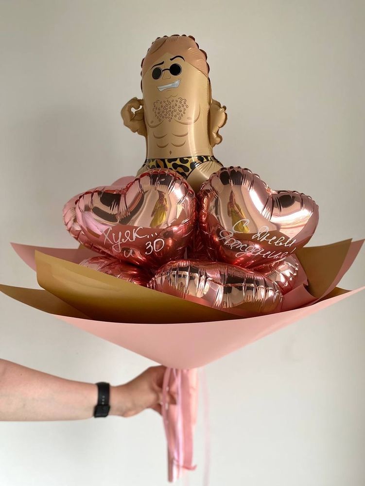 Букет из пенисов с приколом №3783