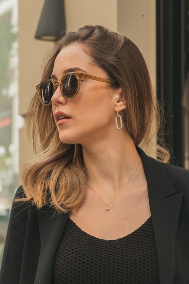 Qadın və kişi üçün Unisex günəş eynəyi 19886-2