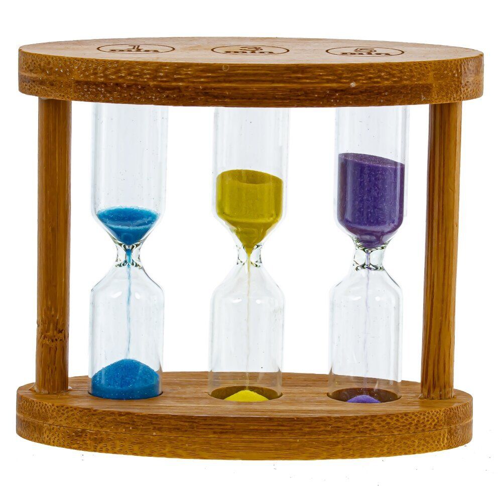 GAEM Часы песочные (1/3/5 мин.), L11 W5 H9 см, 3в.