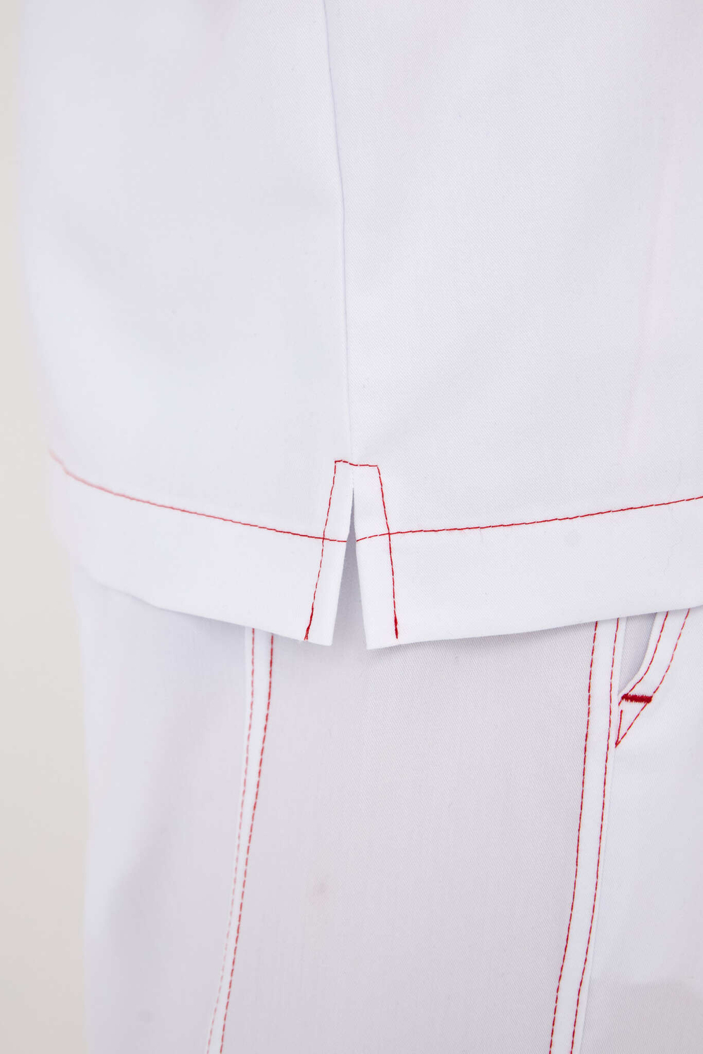 Топ медицинский мужской Гекай, белый