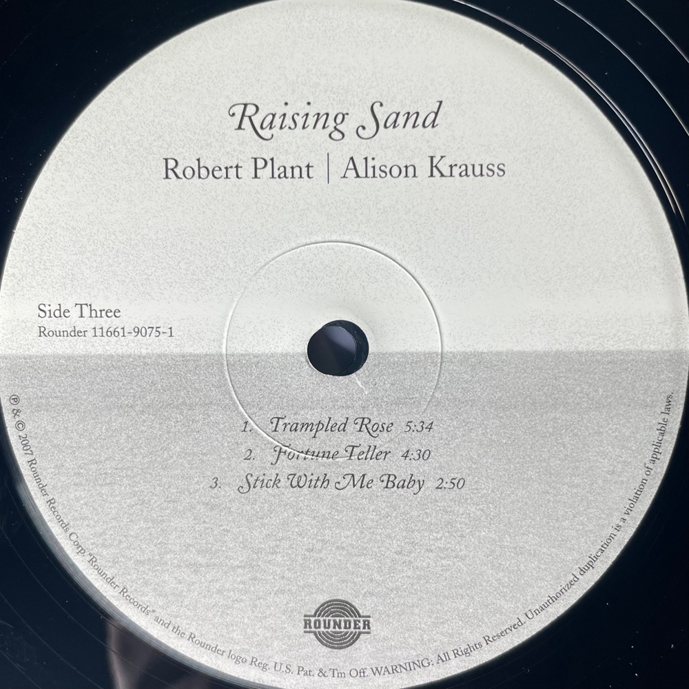 Robert Plant | Alison Krauss - Raising Sand 2LP (США 2007г.)