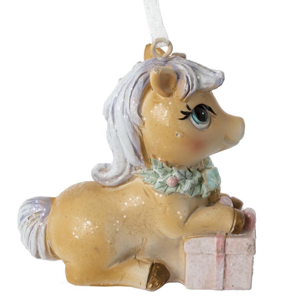 GAEM Фигурка декоративная подвесная "Лошадка", L6 W3 H6,5 см