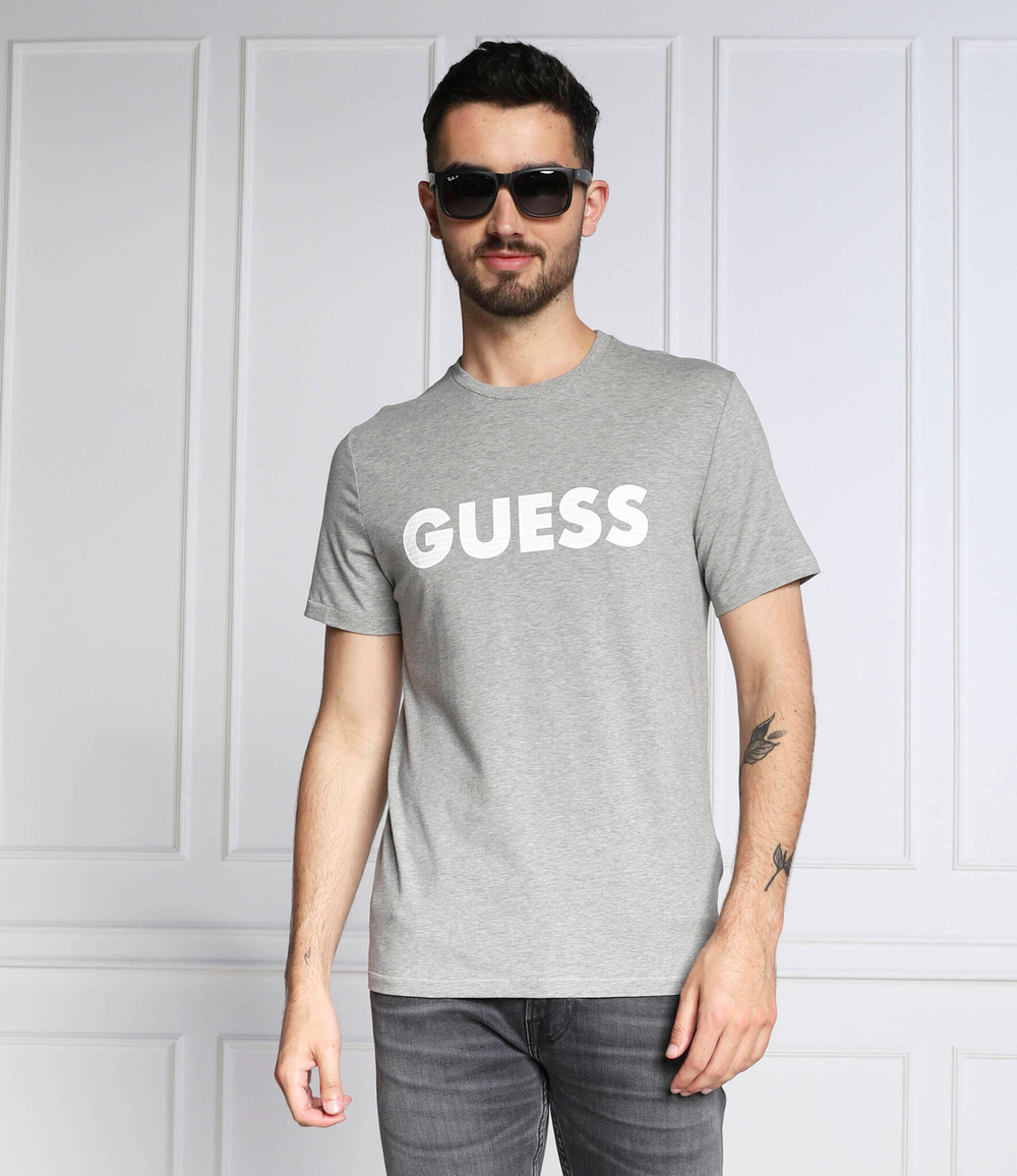 футболка labyrinth GUESS - серый(M2YI42 J1311)