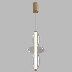 Светильник подвесной Crystal Lux QUASAR SP14W LED TRANSPARENT