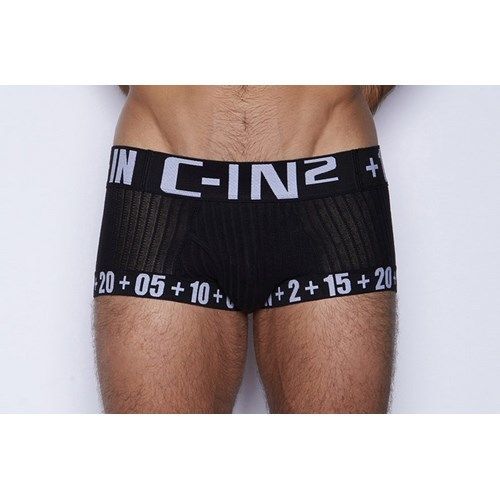 Мужские трусы хипсы  X черные C-IN2