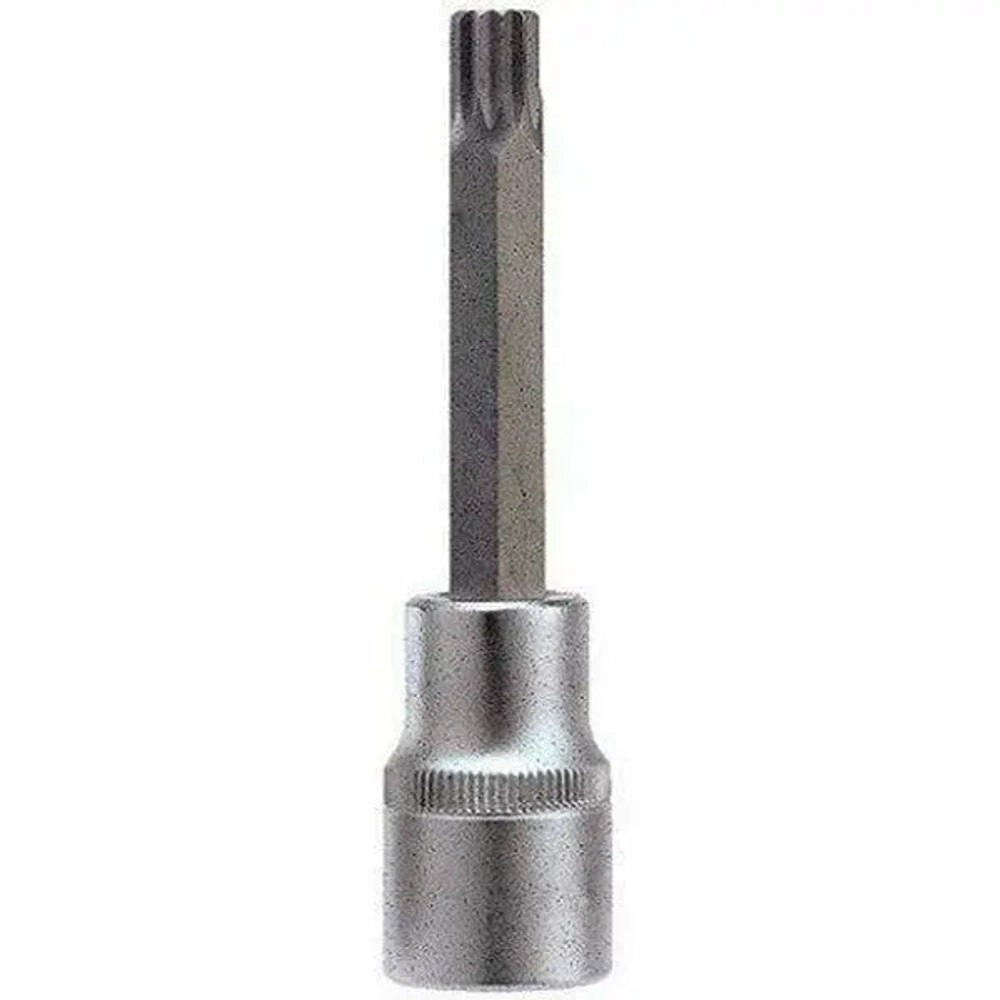 Головка-бита SPLINE 12-лучевая M6 1/2" (L-100мм) ROCKFORCE RF-34810006