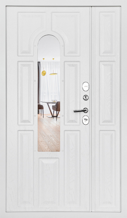 Входная дверь Лион 2-ст Белый