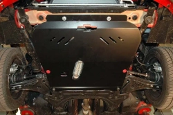Защита картера и КПП Sheriff для Chevrolet Aveo I (T250) Рестайлинг 2005-2011 арт.04.1793