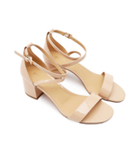 Кожаные босоножки на каблуке serena Michael Kors - бежевый(40S2SEMA1A)