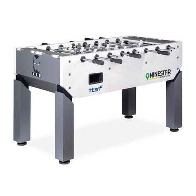 Игровой стол - футбол "Nine Star Iron Men ITSF Grey" (144х75,5х90)