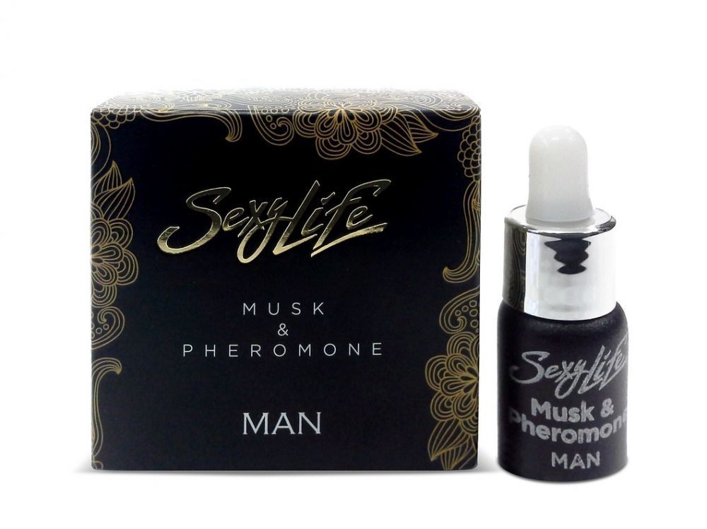 Мужские духи с феромонами Sexy Life Musk Pheromone - 5 мл.