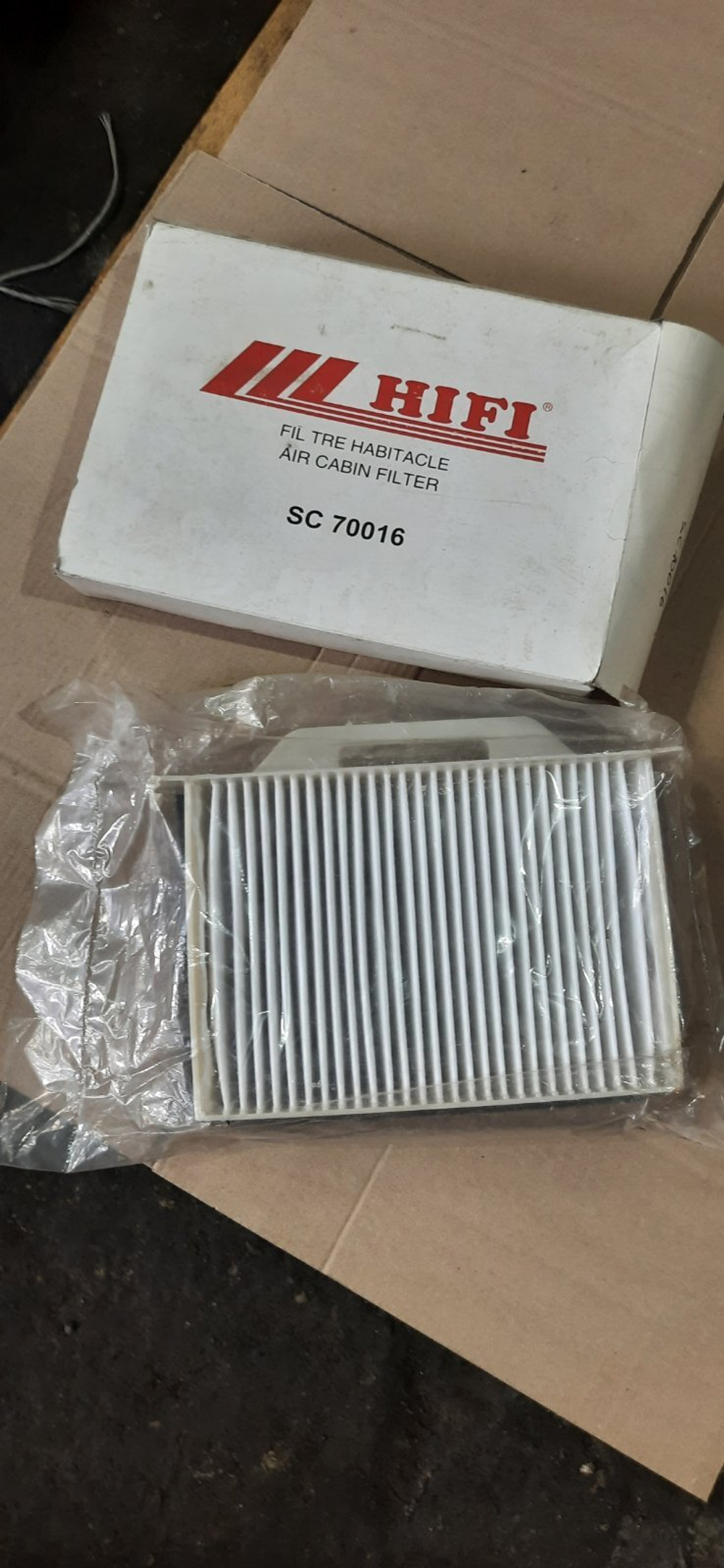 Фильтр кабины HiFi SC70016